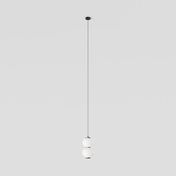 Elegant Low-Poly Chandelier 3D Model