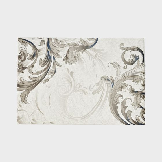 Classic Curled Carpet 3D Model