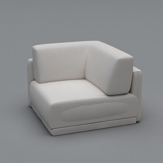 Modern Low-Polygon Sofa 3D model