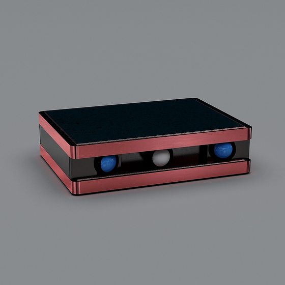 Retro Cassette Tape Box 3D model