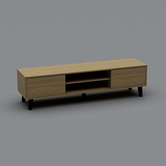 Modern Minimalist TV Cabinet 3D model