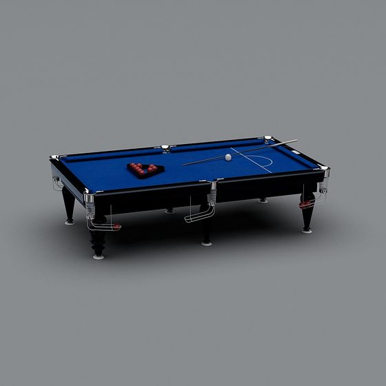 Elegant Pool Table 3D model for Creative Projects