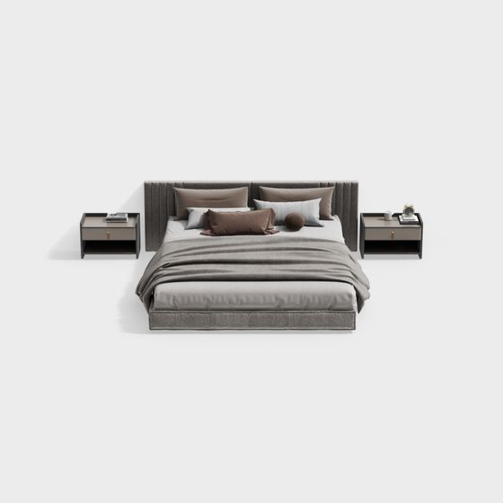 現代雙人床組合