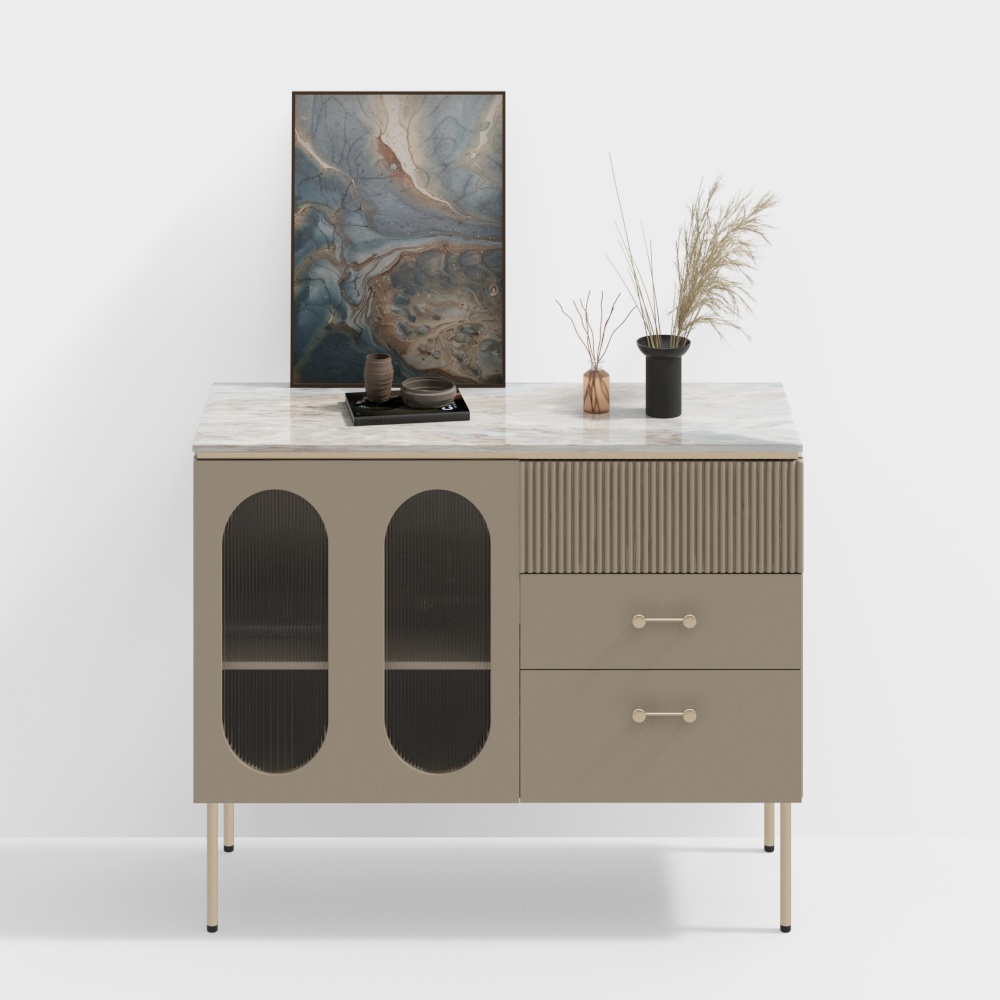 ตู้ข้างรับประทานอาหารสไตล์โมเดิร์น