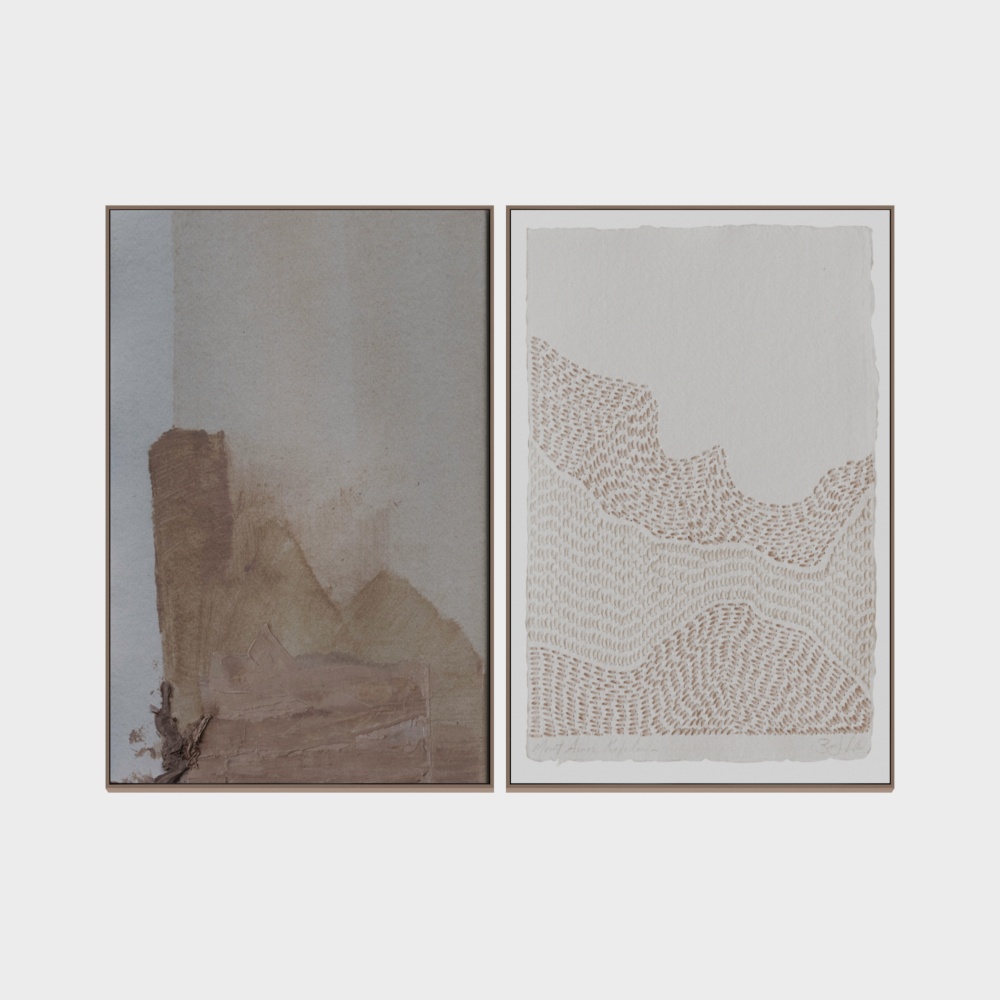 Abstract Mountain Landscape 3D Model