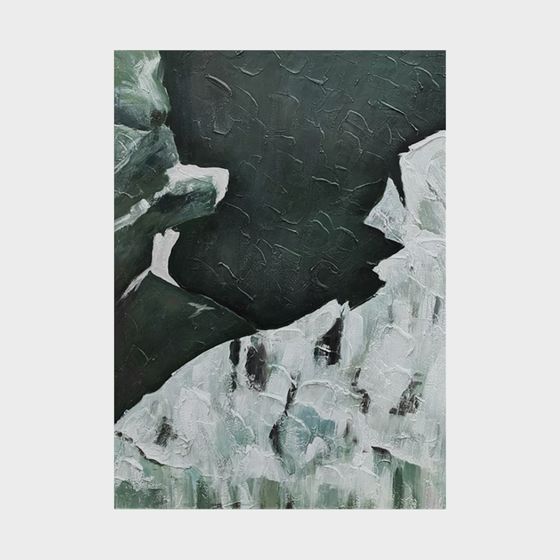 Stunning Low-Poly Ice Glacier 3D Model