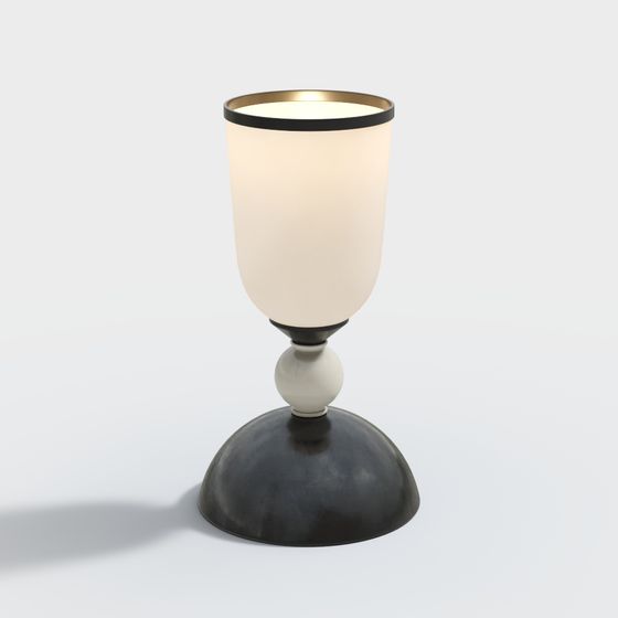 Lampe de table de style médiéval