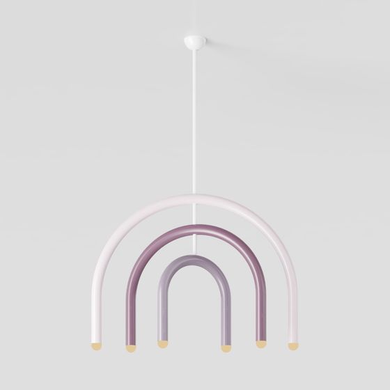 Rainbow Pendant Lamp 3D Model Design