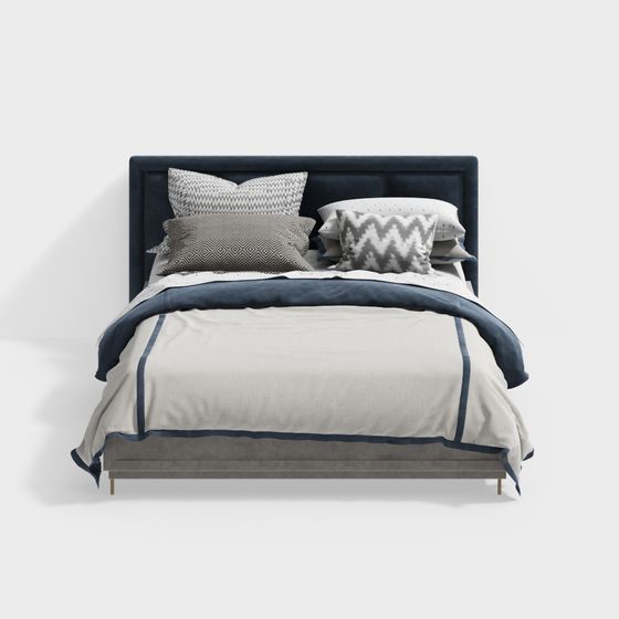 Urban Comfort Bed 3D model