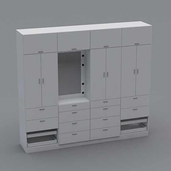 Urban Storage Cabinet 3D model