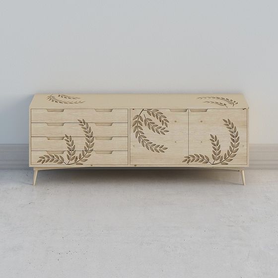 Wreath Sideboard 3D model