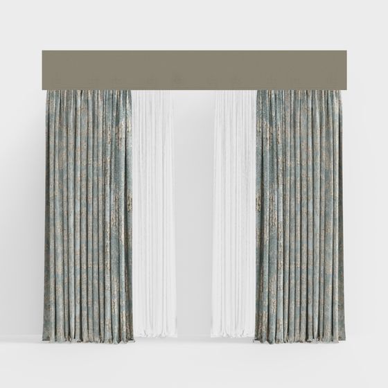 Conjunto de espacio-cortina