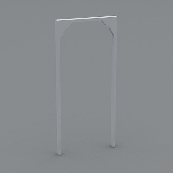 Elegant Low-Poly Arch 3D model