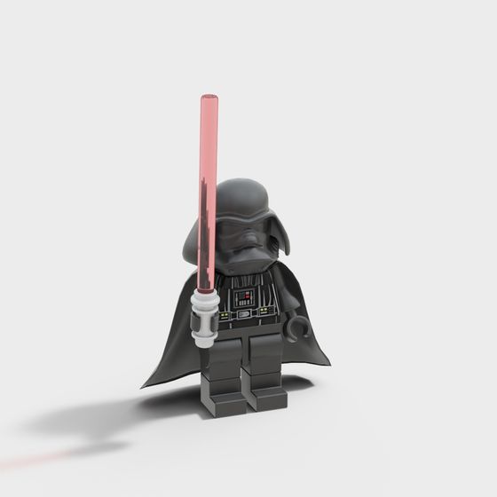Darth Vader LEGO Minifigure 3D model