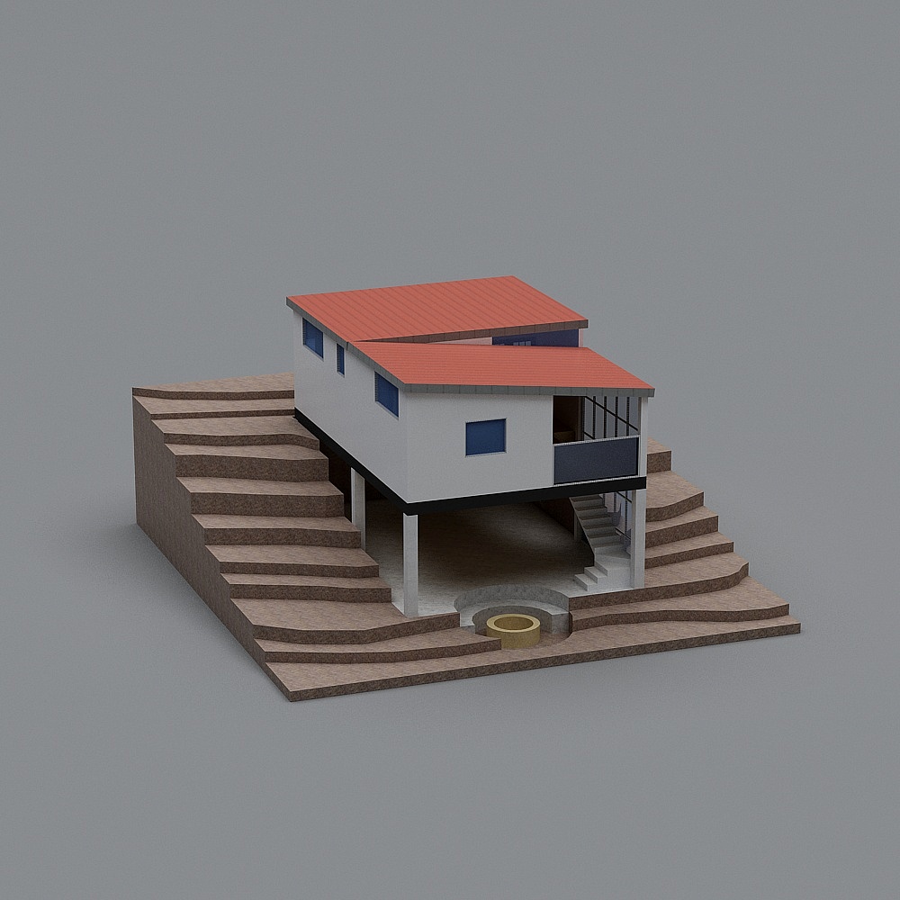 caba&ntilde;a maqueta 1.COH
