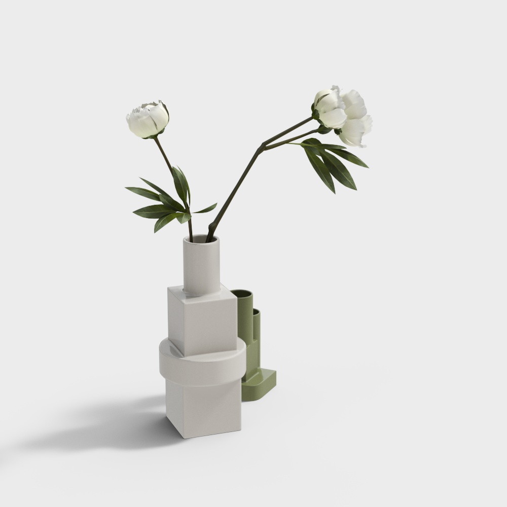 Geometric Vase 3D model