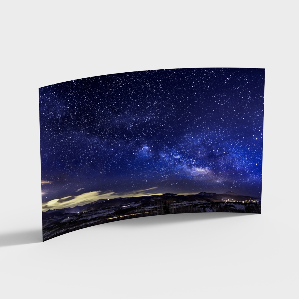 Starry Night Sky 3D Model