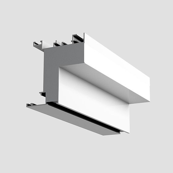 Angle Line 3D Model in Gray