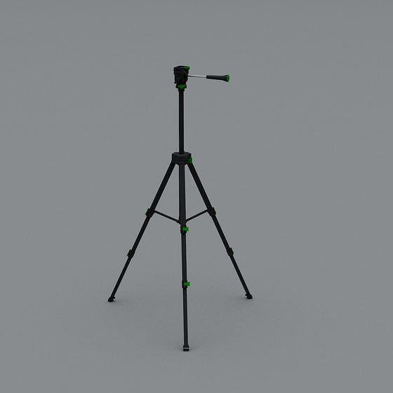 Low-Poly Camera Tripod 3D model