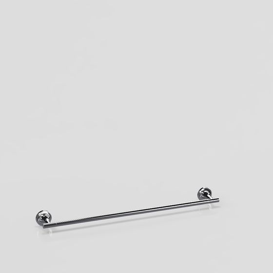 Minimalist Towel Rack 3D model for Modern Interiors
