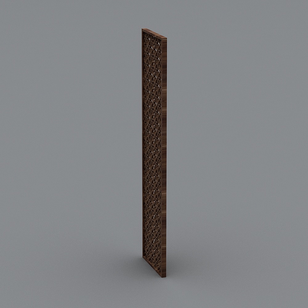Lattice Panel 3D model - Modern Interpretation of Nature
