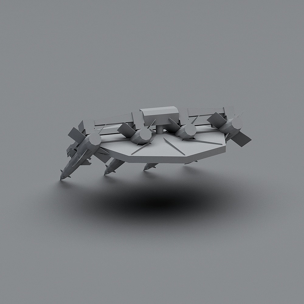 Interstellar Battleship 3D model