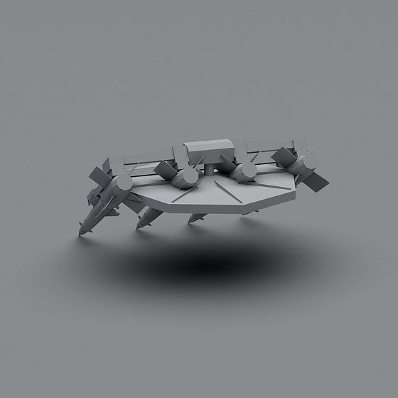 Interstellar Battleship 3D model