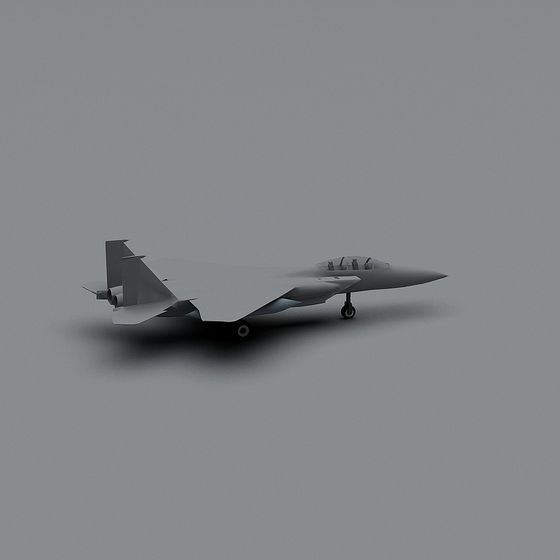 High-Detail Low-Poly Fighter Jet 3D model