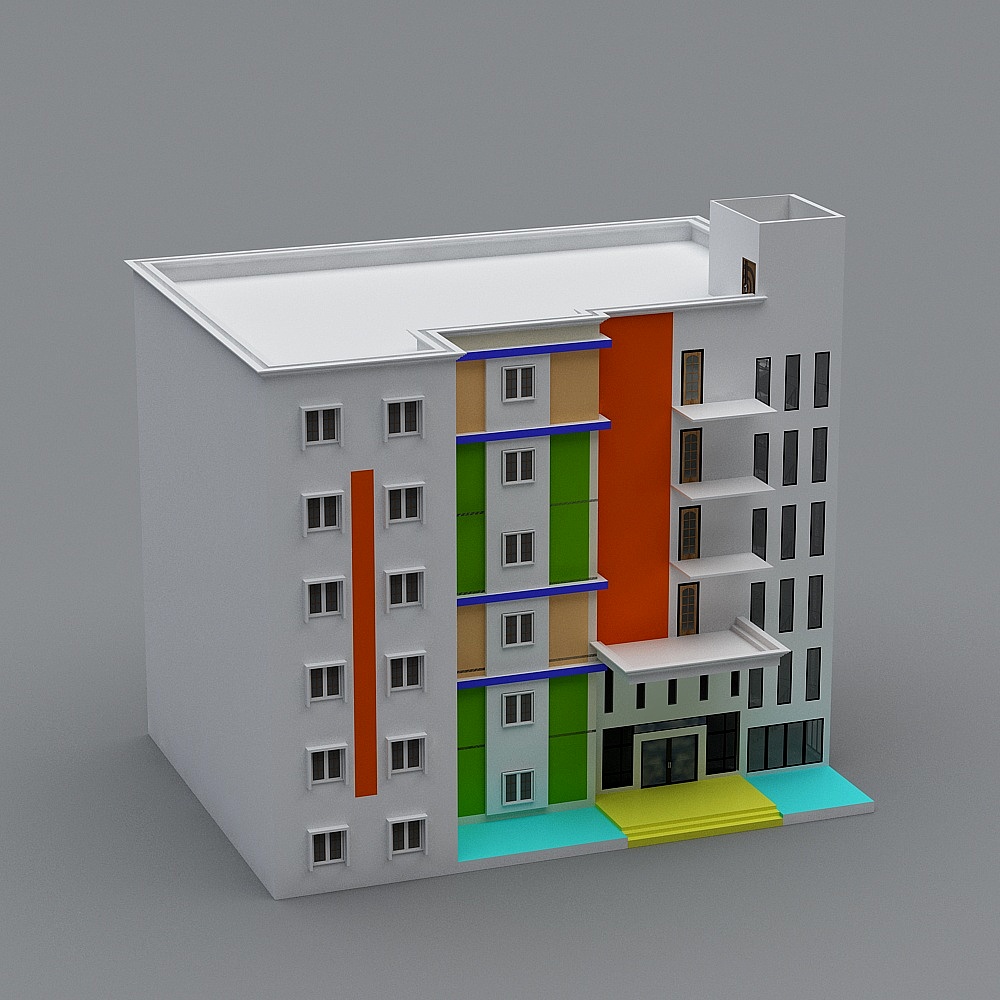 Rainbow Apartment 3D model