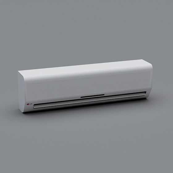 Minimalist Air Conditioner 3D model
