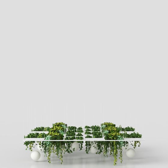 Hanging Garden 3D Model: A Tranquil Urban Oasis