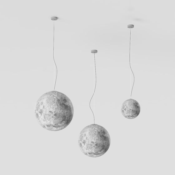 Hanging Moon Light 3D model