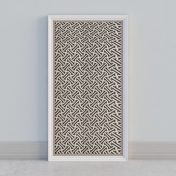 Lattice Panel 3D model for Creative Spaces