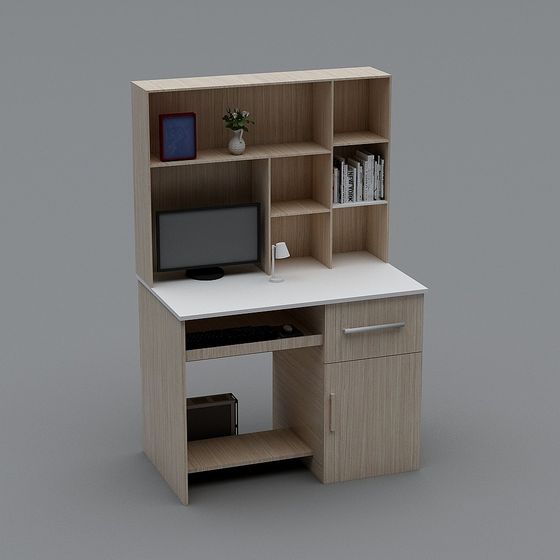 Home Office Desk 3D model for Creative Spaces