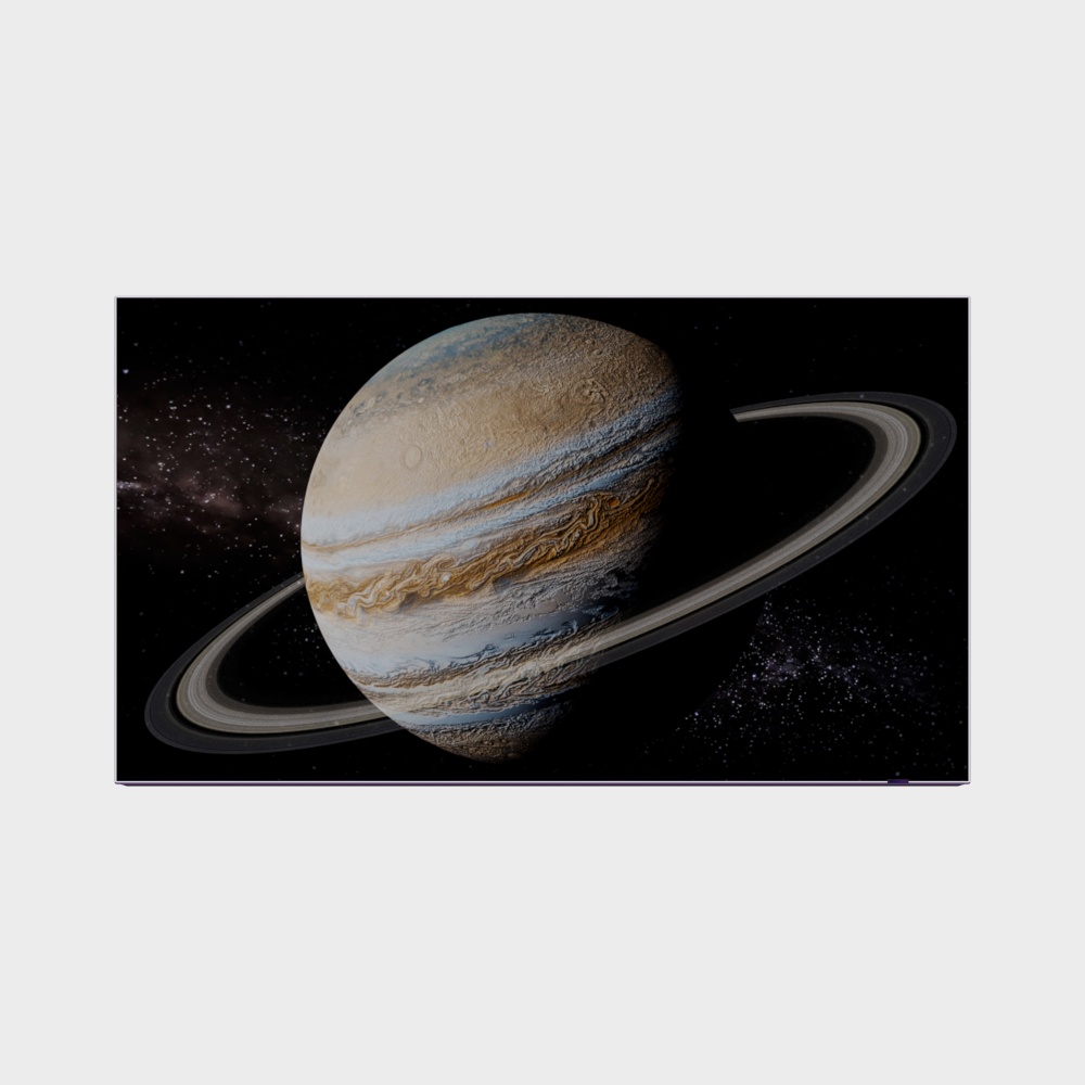 Saturn 3D Model with Stunning Rings and Details
