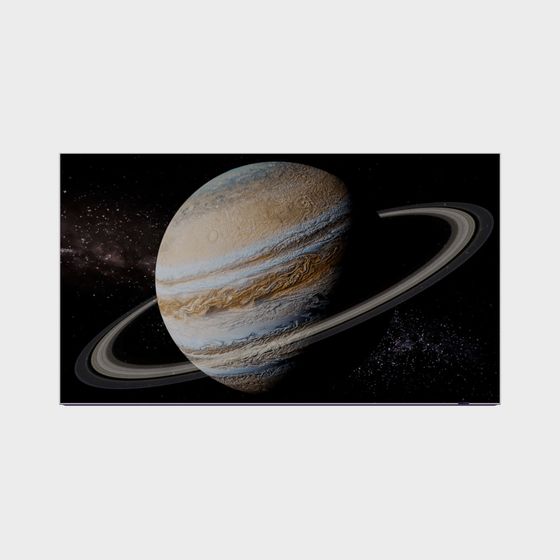 Saturn 3D Model with Stunning Rings and Details