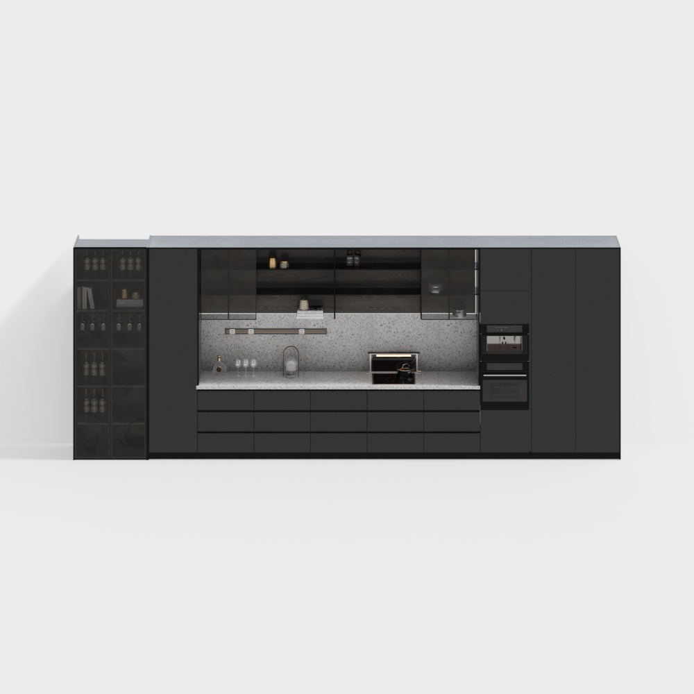 Urban Bar 3D Model – Low-Poly Modern Design