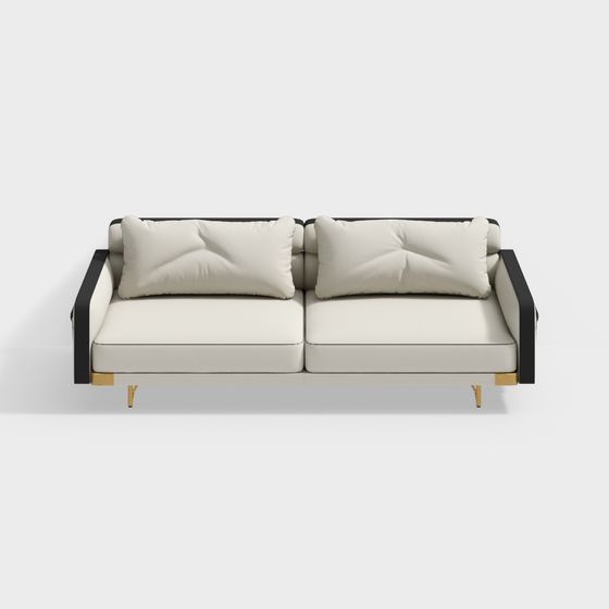 有家妙與意大利輕奢風格 Visionnaire 孟菲斯直式雙人沙發 185892015