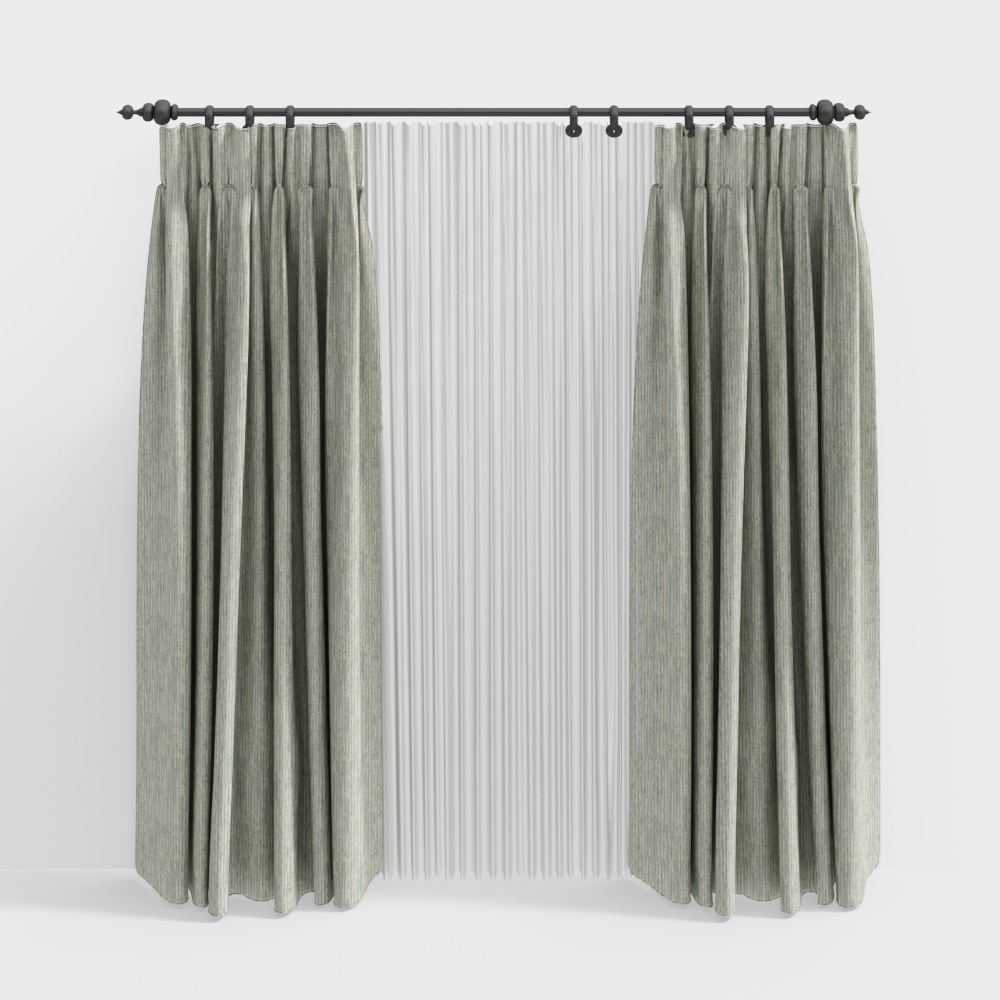 Ensemble espace-rideau