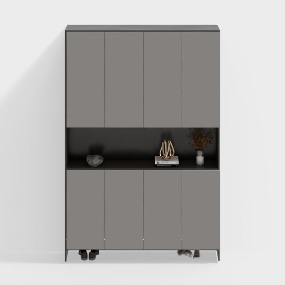Urban Storage Cabinet 3D model for Modern Spaces