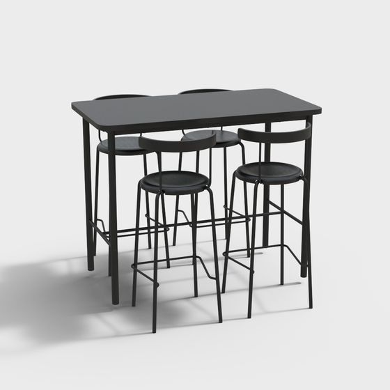 Urban Corner Bar Set 3D model
