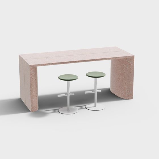 Остров в кремовом стиле для бара