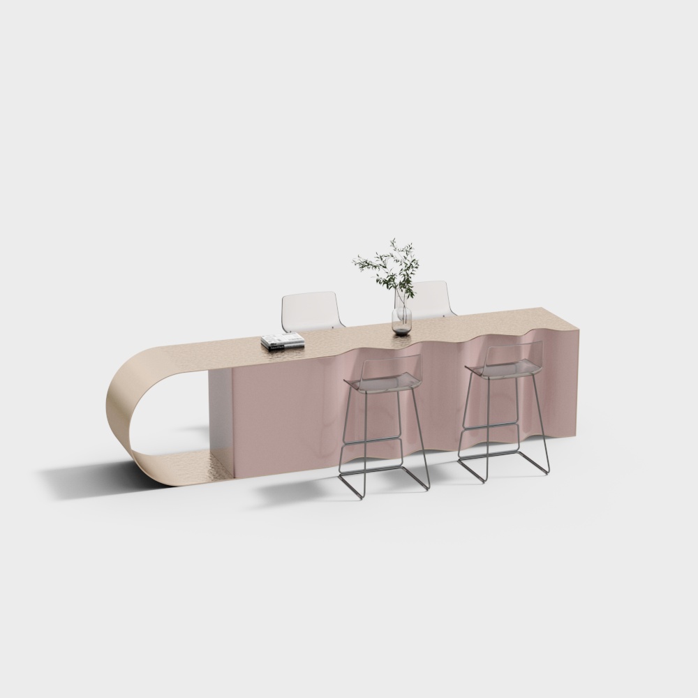 Modern metal bar stools