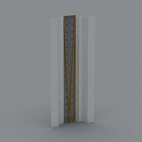 Urban Gate 3D model - Modern Design