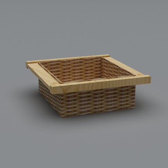 Artistic Woven Box 3D Model for Creative Projects
