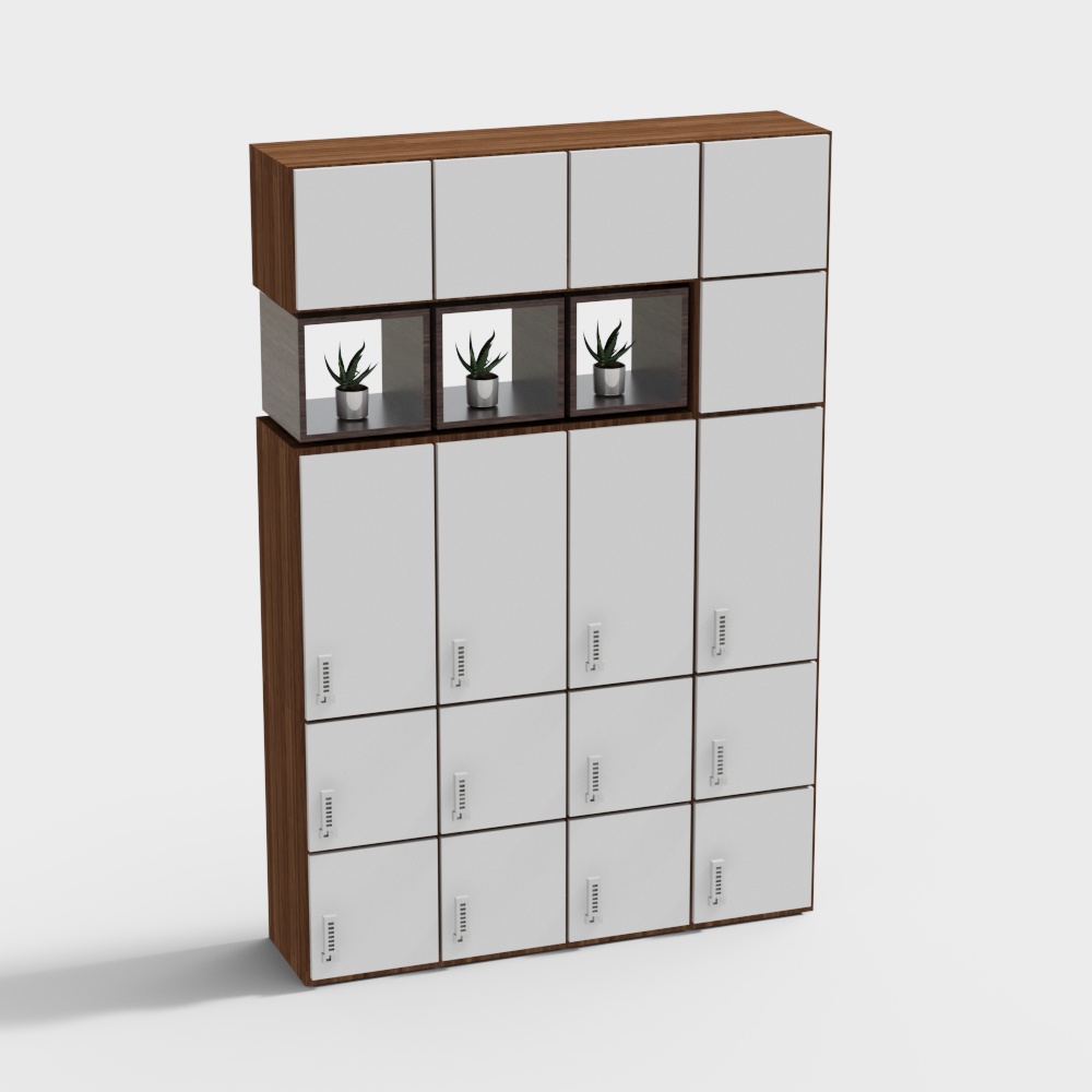 Self-service luggage locker