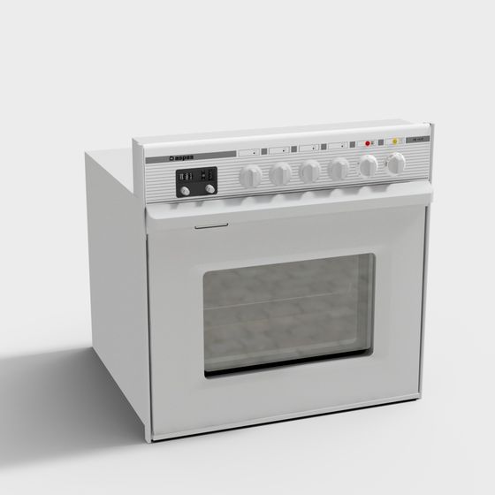 Vintage Electric Oven 3D model for Modern Home Design