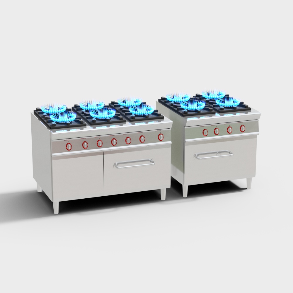 Modern gas stove