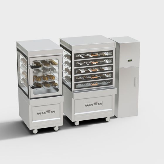 Modern Low-Poly Baking Equipment 3D Model