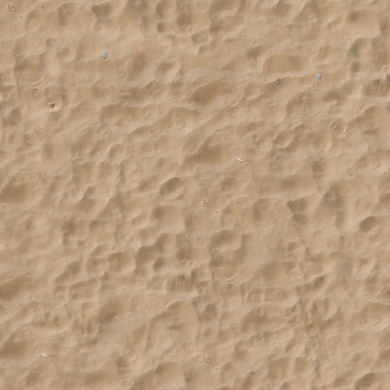 Stylish Brown Beach Map Material 3D Model